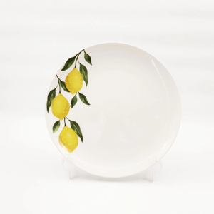 Lot <span class=keywords><strong>de</strong></span> 18 pièces <span class=keywords><strong>de</strong></span> vaisselle <span class=keywords><strong>en</strong></span> céramique motif citron frais pour <span class=keywords><strong>service</strong></span> <span class=keywords><strong>de</strong></span> <span class=keywords><strong>table</strong></span>, assiettes et bols pour 6 personnes, prix <span class=keywords><strong>de</strong></span> gros - Product Image 5