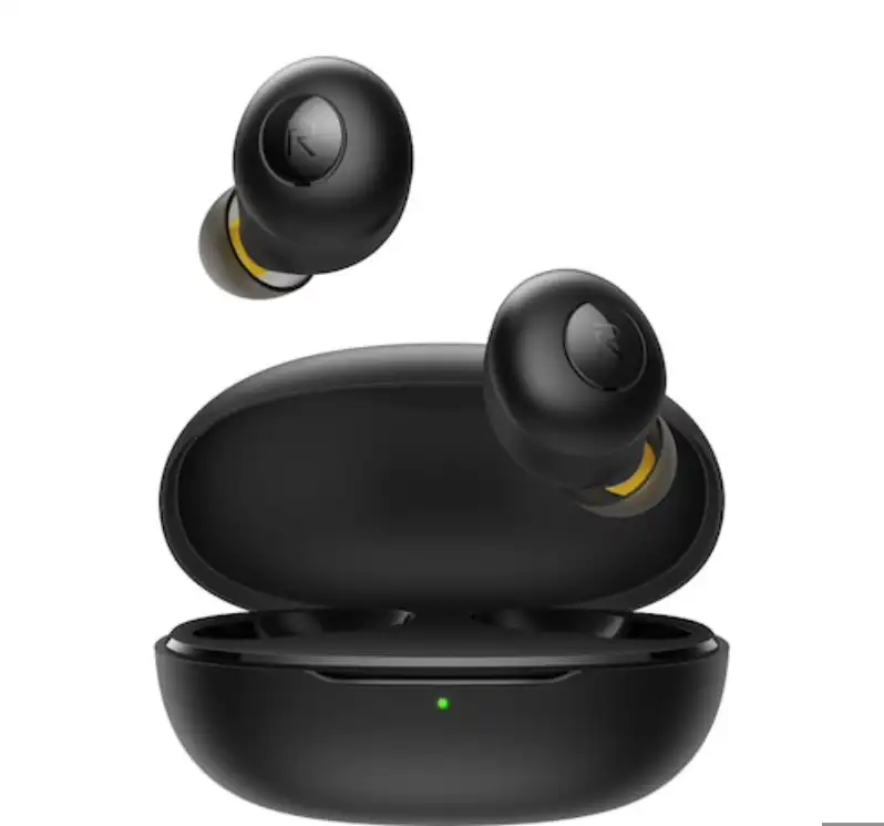 Realme Buds Q Drahtloser Kopfhörer TWS 400mAh Akku-Ladebox BT 5.0 Für Realme X2 Pro X50 Pro BT Kopfhörer Schwarz