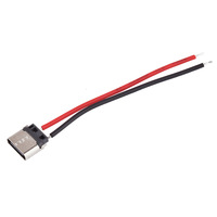 2P avec Line Bus 60mm Long Socket USB-C Chargement Tail Plug Soldering Line Bus