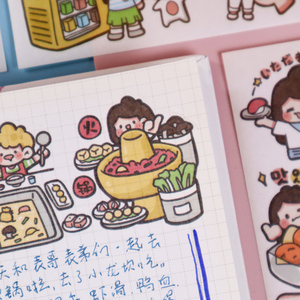 สติกเกอร์การ์ตูนออกแบบได้ตามต้องการเคลือบเงาแบบ DIY สำหรับตกแต่งท่องเที่ยวสำหรับผู้หญิง - Product Image 4