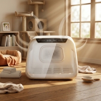Boîte de séchage pour poils d'animaux de compagnie de luxe 70L, écologique, avec contrôle intelligent de la température, pour utilisation dans la salle de bain