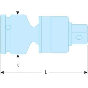 FACOM - NG.240A Joint universel à chocs 1 1/2 ''-DOUILLES À IMPACT EAN 3148516583390 ET ACCESSOIRES - Product Image 2