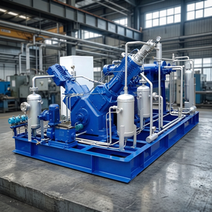 Compresseur équipé d'un moteur à haute efficacité, fonctionnement stable, spécial pour la production d'énergie biogaz et l'industrie manufacturière - Product Image 1