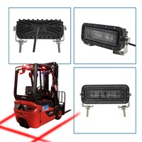 Hochwertige 30W LED-Lichtleiste mit IP67 PMMA-Abdeckung Rot/Blaue Warnleuchte für Gabelstapler Auto-Lichtzubehör DC 10-80V