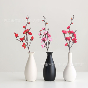 กิ่งดอกพลัมประดิษฐ์ 46-56 ซม. ดอกไม้ผ้าไหม ตกแต่งงานแต่งงานและบ้าน - Product Image 4