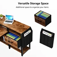 Muebles de Oficina para el Hogar, Escritorio de Computadora para Juegos de Esquina, Moderno y Económico, de Madera