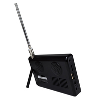 TV Portabel 5 Inci Televisi Digital Dengan Baterai DVB-T DVB-T2 ATSC ISDB Opsional