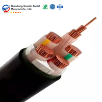 Cable de Alimentación de Bajo Voltaje N2XH YJY LSZH, Retardante de Llama, Bajo Humo, Cero Halógenos, Conductor de Cobre, para Entierro Directo Subterráneo