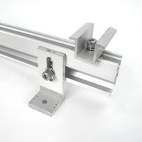Rails de montage de panneaux solaires en aluminium de 4200 mm pour toits plats, conformes aux normes CE et AS/NZS 1170 et aux normes internationales, orientation paysage ou portrait