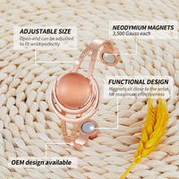 100% cuivre pur thérapie magnétique Bio bijoux fins santé des femmes bracelets et bracelets en pierre naturelle accessoires à la mode