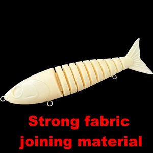 Nuovo Arrivo Esche Artificiali Snodate da 24cm 138g a 11 Sezioni in ABS Grezzo Non Verniciato per <span class=keywords><strong>Tonno</strong></span>, Spigola, Carpa e Trota - Product Image 4