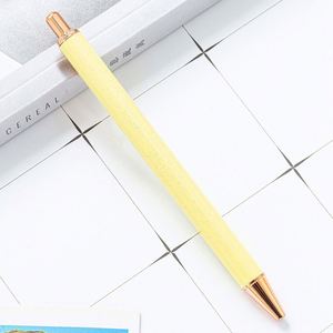 Personalized Glitter Ballpoint Metal Click Pen Custom Logo Promotional Gift for Office or Bulk Orders - Product Image 4