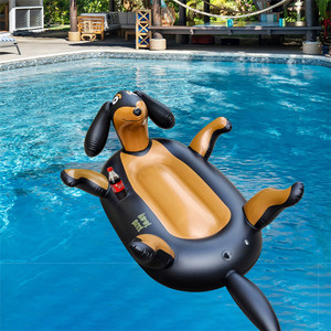 Galleggiante Gonfiabile Personalizzato a Tema Bassotto - Il Tuo Divertente Compagno per <span class=keywords><strong>Piscina</strong></span>, Relax, Gioco e Foto - Product Image 1