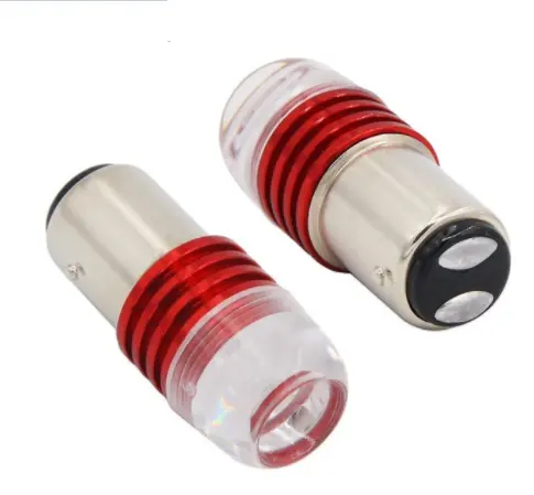 Lundunliod — feu de stop pour automobile, led 1157 BAY15D P21/5W t20 7443, flash stroboscopique, ampoule rouge blanc, feu arrière de voiture