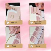Autocollants chrétiens en feuille d'or, séparateurs de Bible en PVC pour femmes