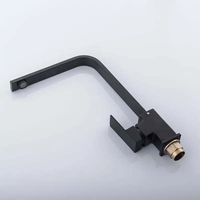 Robinet d'évier de salle de bain ultra-mince chromé Robinets de salle de bain cascade à poignée unique Robinets d'évier à 1 trou en laiton massif