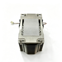 Refroidisseur de processeur pour serveur AMD SP6 4U, 300W TDP, 6 caloducs, base en cuivre, 4 broches PWM, double roulement à billes, dissipateur actif pour socket AMD SP6