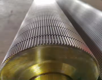 Rouleaux ondulés de haute qualité pour machine à onduler à simple face de type cassette
