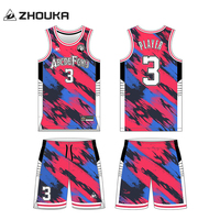 Maillot personnalisé de la meilleure qualité maillot de basket-ball rose réversible maillot de basket-ball américain sublimé uniforme d'équipe pour hommes
