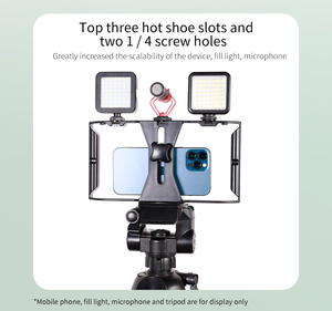 U-rig Pro Điện Thoại Thông Minh Video Rig W 3 Giày Gắn U Rig Giá Đỡ Điện Thoại Cho Cánh Tay Ổn Định Ghi Video Vlog Ảnh Chụp - Product Image 5