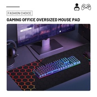 Tapis de jeu pour gamer, grand tapis de souris pour jeux vidéo, en caoutchouc, design personnalisé de dessins animés, résistant à l'eau, anti-rayures, taille XXL, pour le bureau et la maison