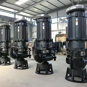 Bomba Sumergible Vertical Zjq NSQ para Lodos y Arena, con Capacidad de Bombeo de Aguas Residuales y Rueda Agitadora Lateral - Product Image 5