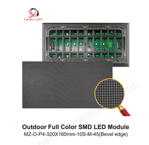 โมดูลจอแสดงผล LED สีเต็มรูปแบบ P4 สำหรับภายนอกอาคาร แบบ SMD 45 องศา รุ่น SMD1921 ขนาด 320x160 มม. สำหรับผนังวิดีโอ LED ภายนอกอาคาร - Product Image 2