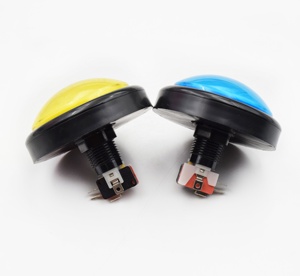 Alta Qualidade 100mm Big <span class=keywords><strong>Round</strong></span> Iluminado LED Botão Interruptor para Arcade <span class=keywords><strong>Game</strong></span> <span class=keywords><strong>Machine</strong></span> - Product Image 5