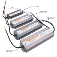 Alimentation électrique étanche à LED CC monophasée pour extérieur, 240V 50/60Hz 12-24V 12.5A 150W pour éclairage LED