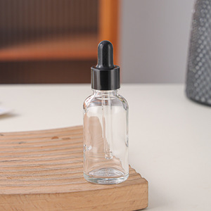5ml 10ml 15ml 20ml <b>Mini</b> Amber Glass Drip <b>Bottle</b> with Matte Finish and Metal Collar Hair & Face Essential Oil Essence - Product Image 6
