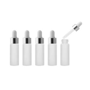 Nuevo <span class=keywords><strong>Newr</strong></span> de 1ml 2ml 3ml 4ml 5ml Vial de vidrio cuentagotas para prueba Viales de vidrio transparente de fondo plano - Product Image 2