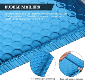 Enveloppes à bulles violettes rembourrées, épaisseurs renforcées, auto-adhésives, pour expédition sécurisée, emballage professionnel, protection supplémentaire. - Product Image 2