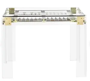 Acryl Backgammon Tisch High-End Acryl Schacht isch 32x32 Zoll