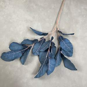 أوراق اصطناعية مع ساق، باقة أوراق ماغنوليا مزيفة للبيع بالجملة في مدينة ييوو - Product Image 2