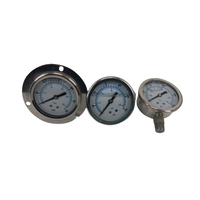 Long Working Life Stainless Steel 600psi Filled Pressure Gauge for Metallurgy and Petrochemical