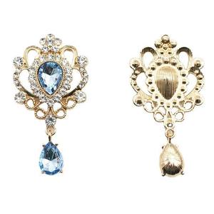 32*60mm gota de agua acrílico colgante DIY ropa y sombreros accesorios de joyería y componentes broche de fondo plano Accesorios - Product Image 5