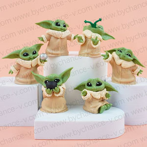 Figura de Juguete Pequeña de Mago Espacial de Fantasía Verde Jedi, en Oferta, para Máquina Expendedora de Cápsulas y Huevo Sorpresa - Product Image 5