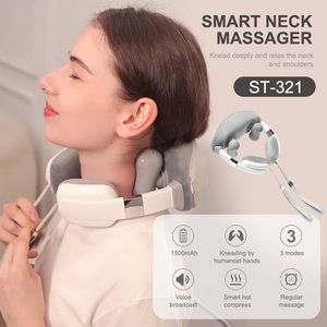 Masajeador de Cuello Ergonómico Inteligente Recargable con Amasamiento Profundo para Alivio del Dolor de Hombros y Cuello, Mejora la Circulación ST-321 Recargable - Product Image 5