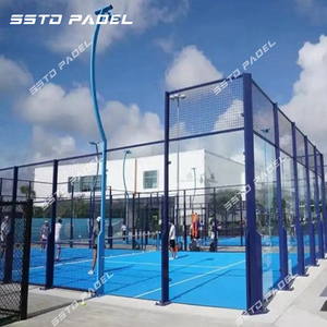 Cancha <span class=keywords><strong>de</strong></span> tenis <span class=keywords><strong>de</strong></span> Pádel panorámica completa <span class=keywords><strong>de</strong></span> 10*20M <span class=keywords><strong>de</strong></span> alta calidad, equipo deportivo <span class=keywords><strong>de</strong></span> diseño diferente - Product Image 6