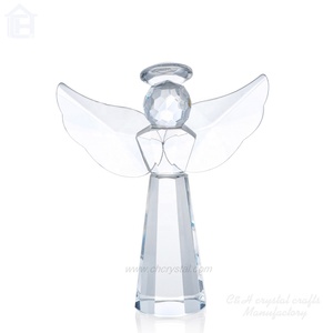 Eleganti Statuette di Angeli in Cristallo K9 Incise al Laser, Regali per Bambini, Decorazioni Natalizie e per la Casa - Product Image 5