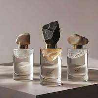 Flacon de parfum rechargeable unique personnalisé 30ml 50ml 100ml Flacon de parfum en verre de luxe vide avec emballage boîte