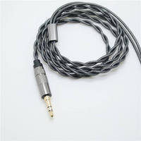 Câble de casque coaxial à blindage combiné pour HD414 HD650 HD600 HD580 HD25 Microphone Lecteur DVD et Moniteur