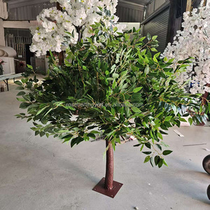 Centro de mesa de boda decoración <span class=keywords><strong>Sakura</strong></span> cayendo pequeños árboles artificiales blanco flor de cerezo árbol de flores para interior - Product Image 3