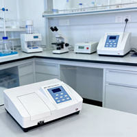 325-1000 nm Visible 1200V Spectrophotometer Single Beam1200 Gratings with Lcd Display ISO9001 Certification