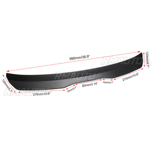 Alerón Trasero Pintado Brillante para VW Golf 7 MK7.5 VII GTI R GTD 2014 2015 2016 2017 2018 2019/para Automóvil Completo Universal - Product Image 6