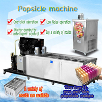Machine à glaces et bâtonnets de fruits commerciale 24 moules, haute performance, 18000W, 380V/220V, 50/60Hz, en acier inoxydable, pour eau/lait, garantie 1 an
