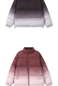 <span class=keywords><strong>TN</strong></span> Accept Personnalisation Vêtements d'extérieur rembourrés d'hiver sur le thème <span class=keywords><strong>dégradé</strong></span> pour hommes, parfaits pour les temps froids, veste bouffante chaude - Product Image 4