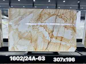 Mármol Calacatta Super Gold Cresto, Diseño Moderno, Pulido, Impermeable, para Paredes, Villas, Salas de Estar, Comedores, Baños, Cocinas, Exteriores - Product Image 2