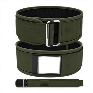 Professional <b>Weight</b> Lifting Belt for Gym <b>Training</b> Natural Rubber PVC Waterproof Windproof Unisex Buckle Closure BURAQ MMA SPORTS - Product Image 1