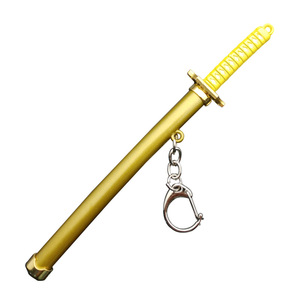 Miniatura di Spada Anime <span class=keywords><strong>Tanjiro</strong></span> per Uomo, Portachiavi in Metallo Kimetsu No Yaiba, Ciondolo Cosplay, Giocattolo Cosplay, Portachiavi Katana - Product Image 5